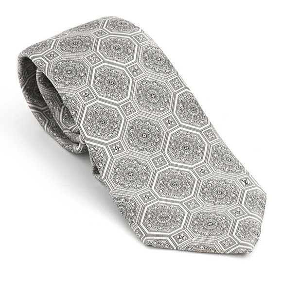 LOUIS VUITTON Other - Louis Vuitton tie for men, Monogram Flower, Silk, Brown Grey,